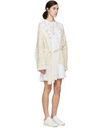 Женские серые кожаные низкие кеды от Isabel Marant