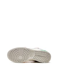 Мужские серые кожаные низкие кеды от Nike