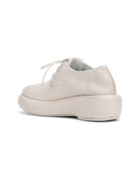 Женские серые кожаные оксфорды от Marsèll