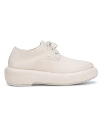 Женские серые кожаные оксфорды от Marsèll