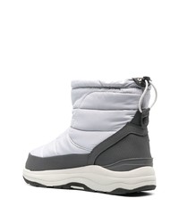 Мужские серые кожаные повседневные ботинки от Suicoke