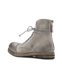 Мужские серые кожаные повседневные ботинки от Marsèll