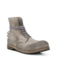 Мужские серые кожаные повседневные ботинки от Marsèll