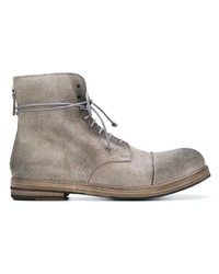 Мужские серые кожаные повседневные ботинки от Marsèll