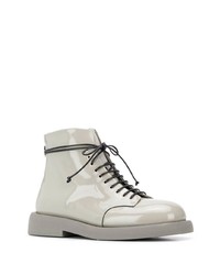 Мужские серые кожаные повседневные ботинки от Marsèll