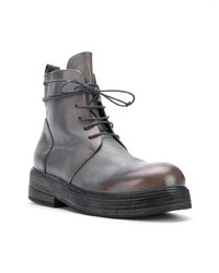 Мужские серые кожаные повседневные ботинки от Marsèll