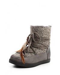 Серые кожаные полусапоги от Nio Nio