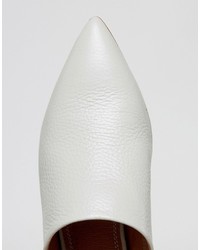 Серые кожаные сабо от Asos