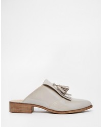 Серые кожаные сабо от Asos