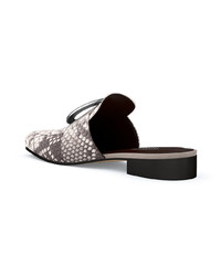 Серые кожаные сабо от Dorateymur