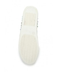 Женские серые кожаные слипоны от Damerose