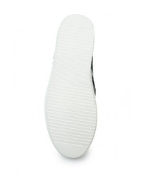 Мужские серые кожаные слипоны от Vitacci