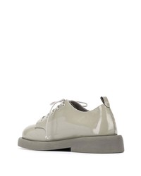 Серые кожаные туфли дерби от Marsèll