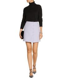 Серые кожаные туфли от Fendi