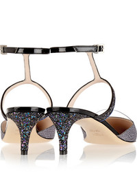 Серые кожаные туфли от Fendi