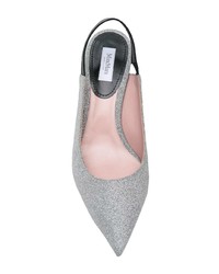 Серые кожаные туфли от Max Mara