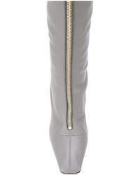 Серые кожаные туфли от Stella McCartney