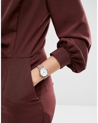 Женские серые кожаные часы от Marc Jacobs