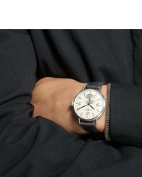 Мужские серые кожаные часы от Bell & Ross