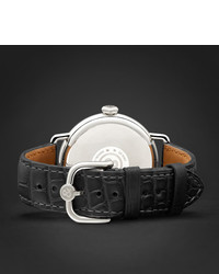 Мужские серые кожаные часы от Bell & Ross