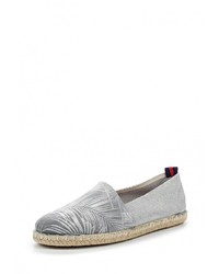Женские серые кожаные эспадрильи от Dali