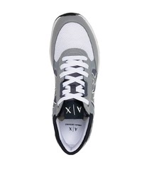 Мужские серые кроссовки от Armani Exchange
