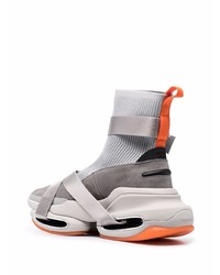 Мужские серые кроссовки от Balmain