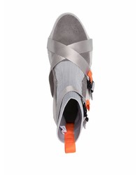 Мужские серые кроссовки от Balmain