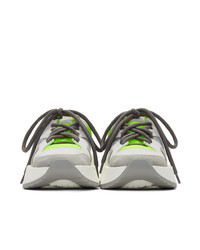 Женские серые кроссовки от MM6 MAISON MARGIELA