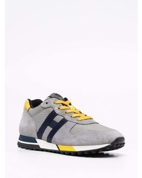 Мужские серые кроссовки от Hogan