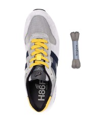 Мужские серые кроссовки от Hogan