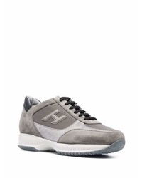 Мужские серые кроссовки от Hogan