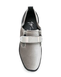 Женские серые кроссовки от Giuseppe Zanotti Design