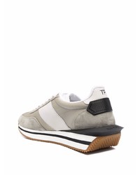 Мужские серые кроссовки от Tom Ford