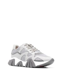 Мужские серые кроссовки от Versace