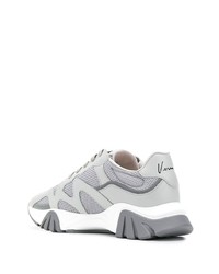 Мужские серые кроссовки от Versace