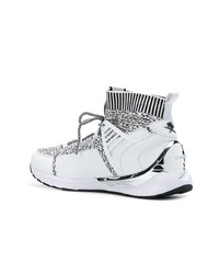 Мужские серые кроссовки от Plein Sport