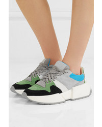 Женские серые кроссовки от MM6 MAISON MARGIELA