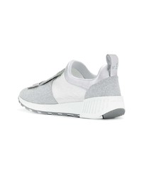 Женские серые кроссовки от Sergio Rossi