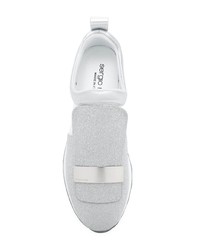 Женские серые кроссовки от Sergio Rossi