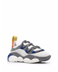 Мужские серые кроссовки от Moschino