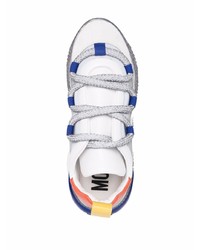 Мужские серые кроссовки от Moschino