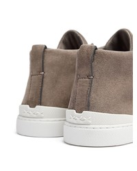 Мужские серые кроссовки от Zegna