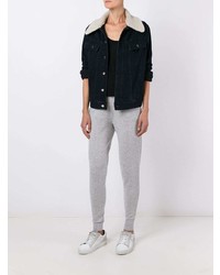 Серые леггинсы от Le Kasha