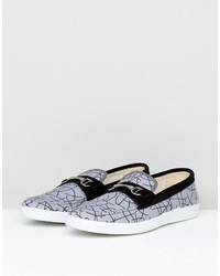 Мужские серые лоферы с принтом от Religion