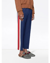 Мужские серые лоферы от Gucci