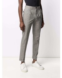 Серые льняные брюки чинос от PS Paul Smith