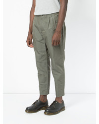 Мужские серые льняные брюки от 08sircus