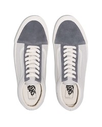 Мужские серые низкие кеды из плотной ткани от Vans