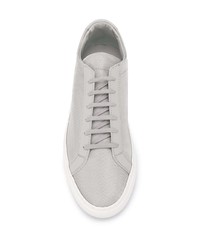 Мужские серые низкие кеды из плотной ткани от Common Projects